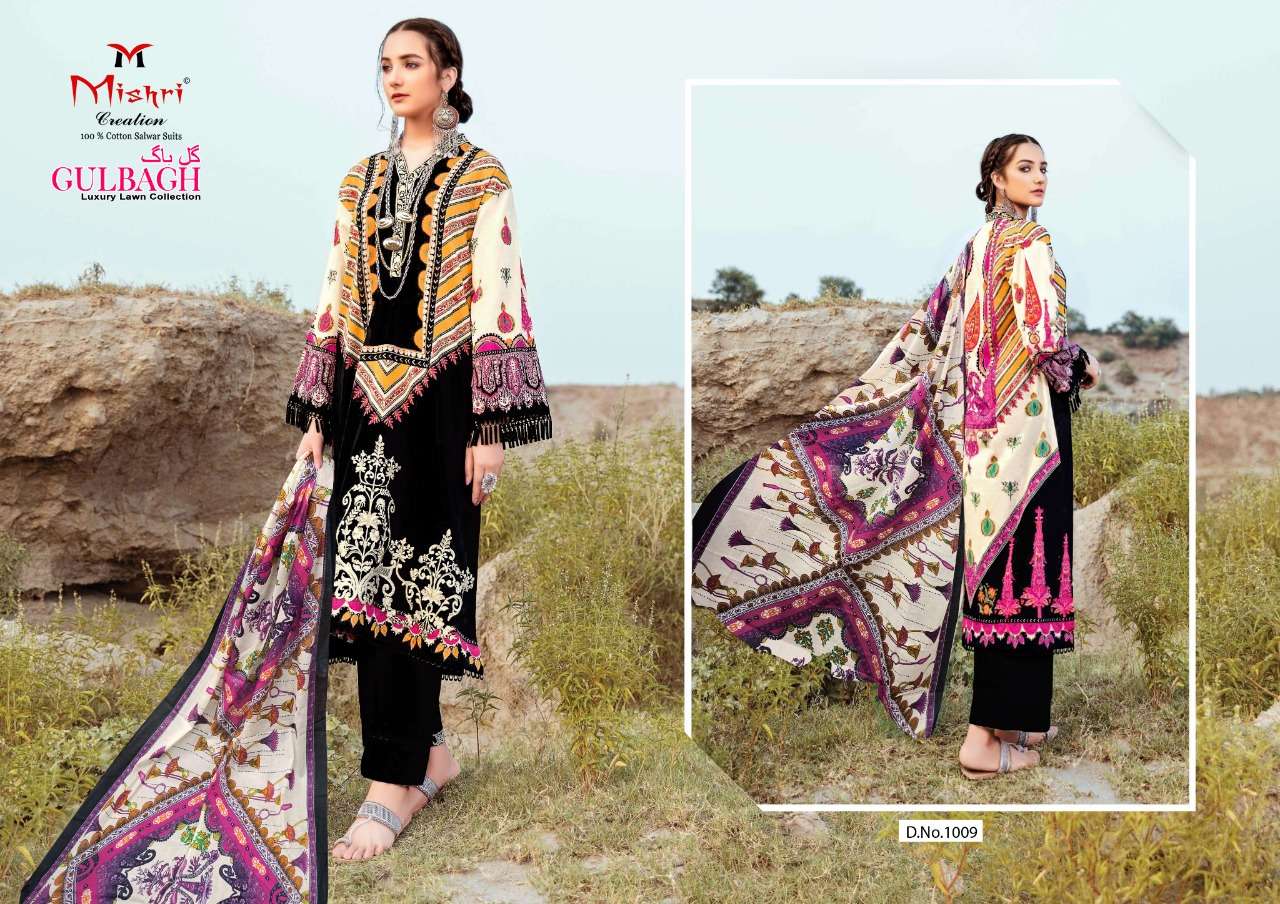 Gulbagh Mishri Lawn Collections Latest Designer Salwar Suit