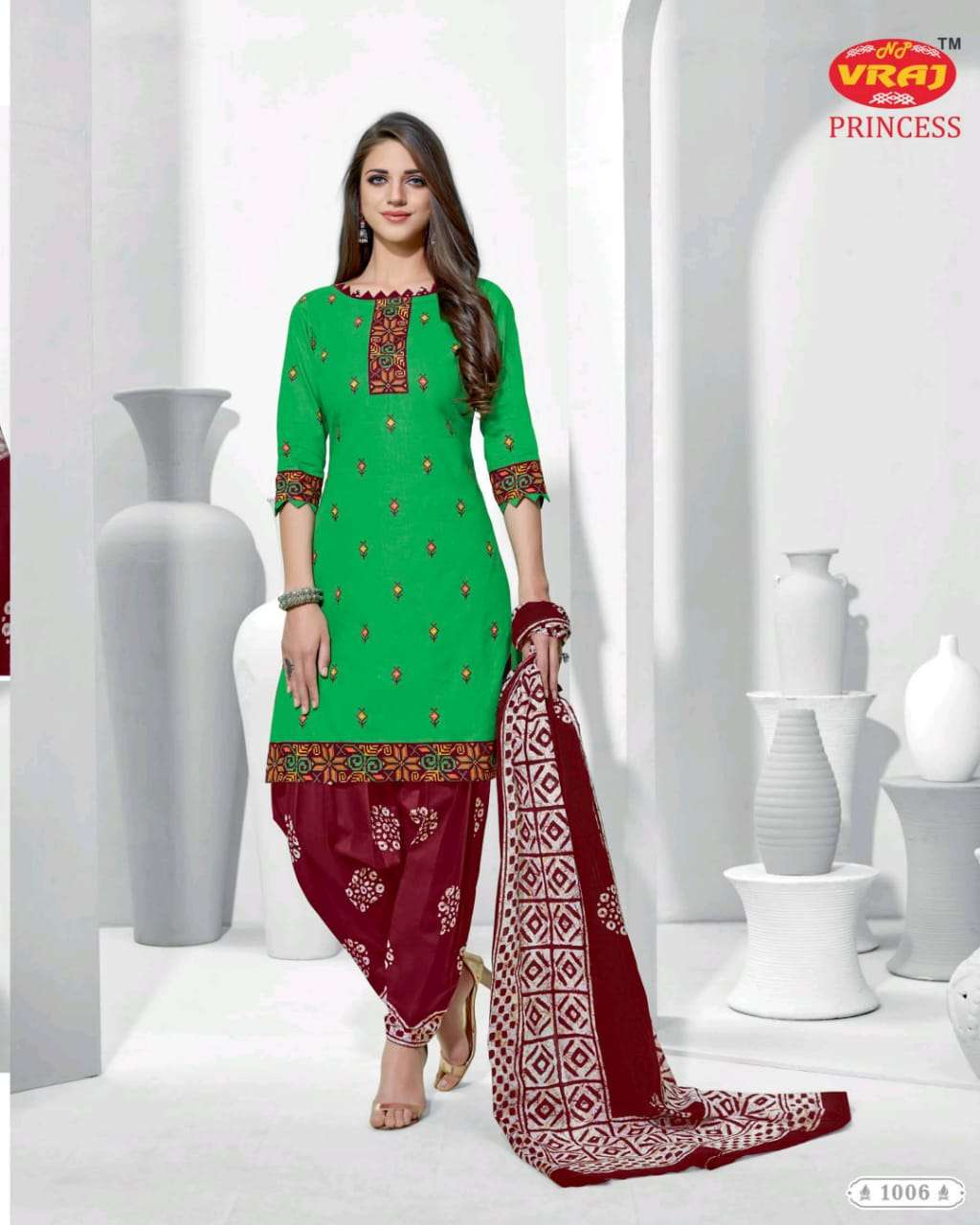 Princess Vol 1 Vraj Latest Designer Cotton Dress Salwar Suit