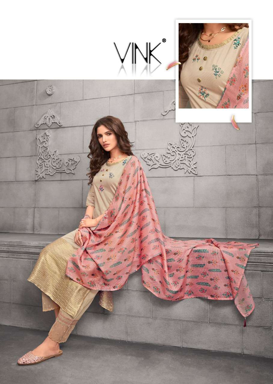 Buy Bloom Vnk Viscore Kurtis Pant Dupatta