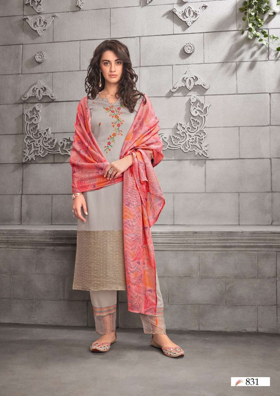 Buy Bloom Vnk Viscore Kurtis Pant Dupatta