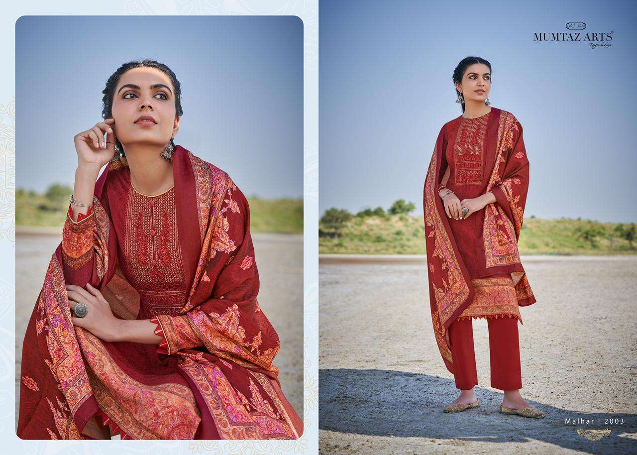 Buy Malhar Mamtaj Arts Designer Pashmina Salwar Suit