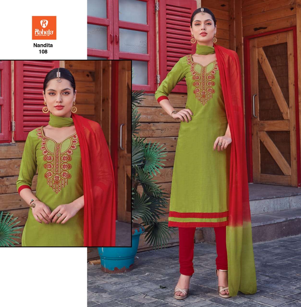 Buy Nandita Raheja Designer Cotton Salwar Suit