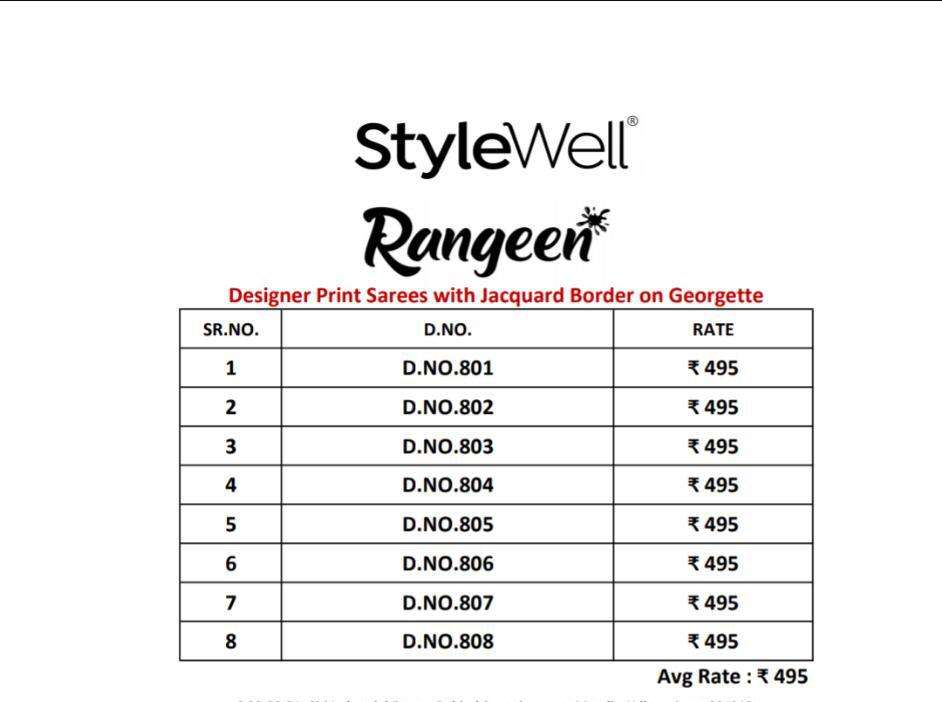 Buy Rangeen Stylwell Designer Sarees