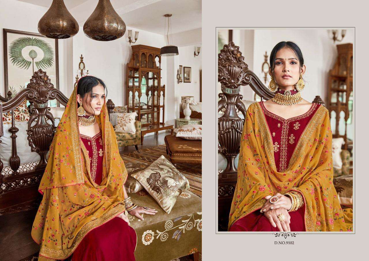 Buy Swaragini Maisha Designer Wholesale Set Velvet Salwar Suit