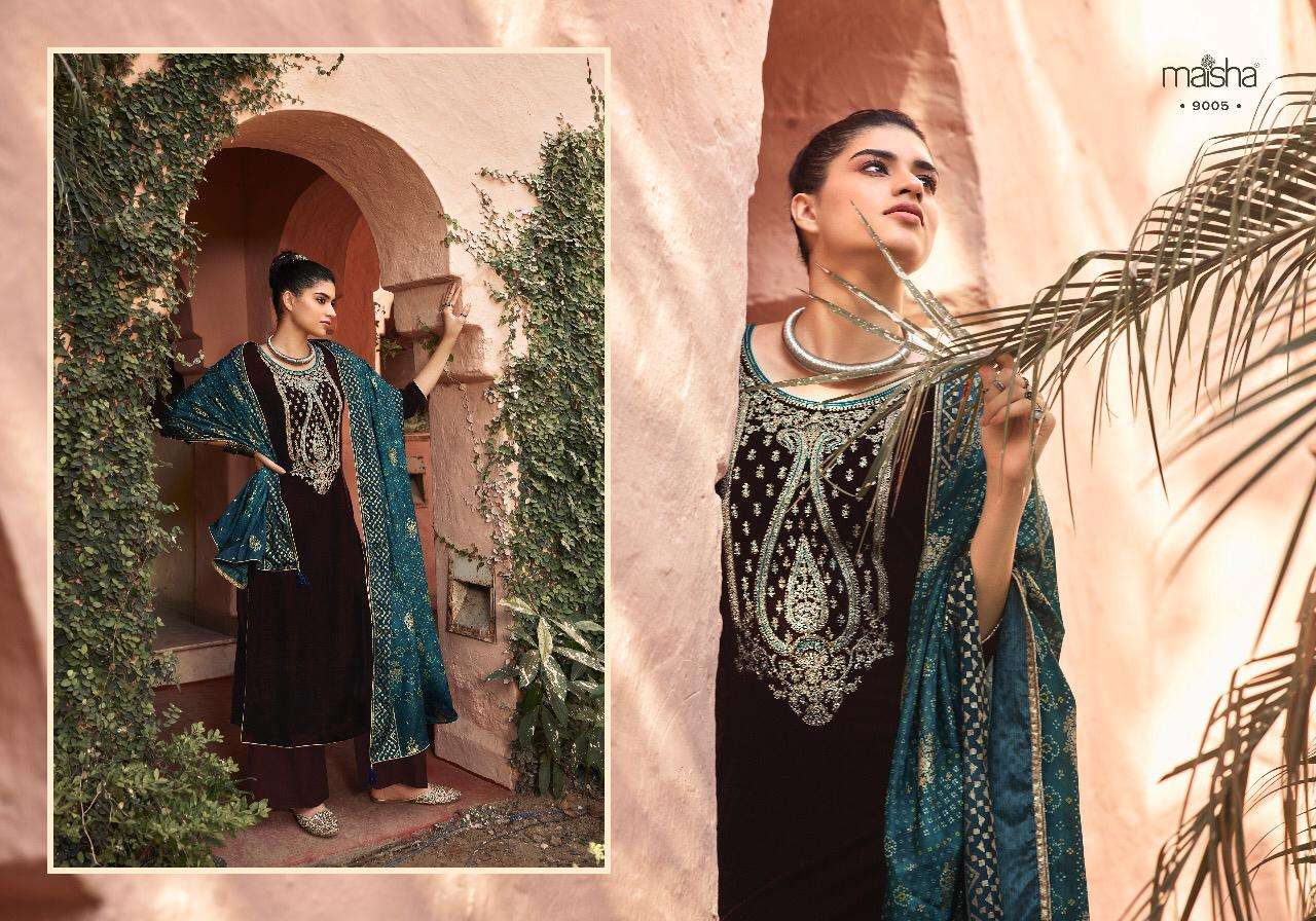 Buy Swaragini Maisha Maskeen Velvet Designer Salwar Suit