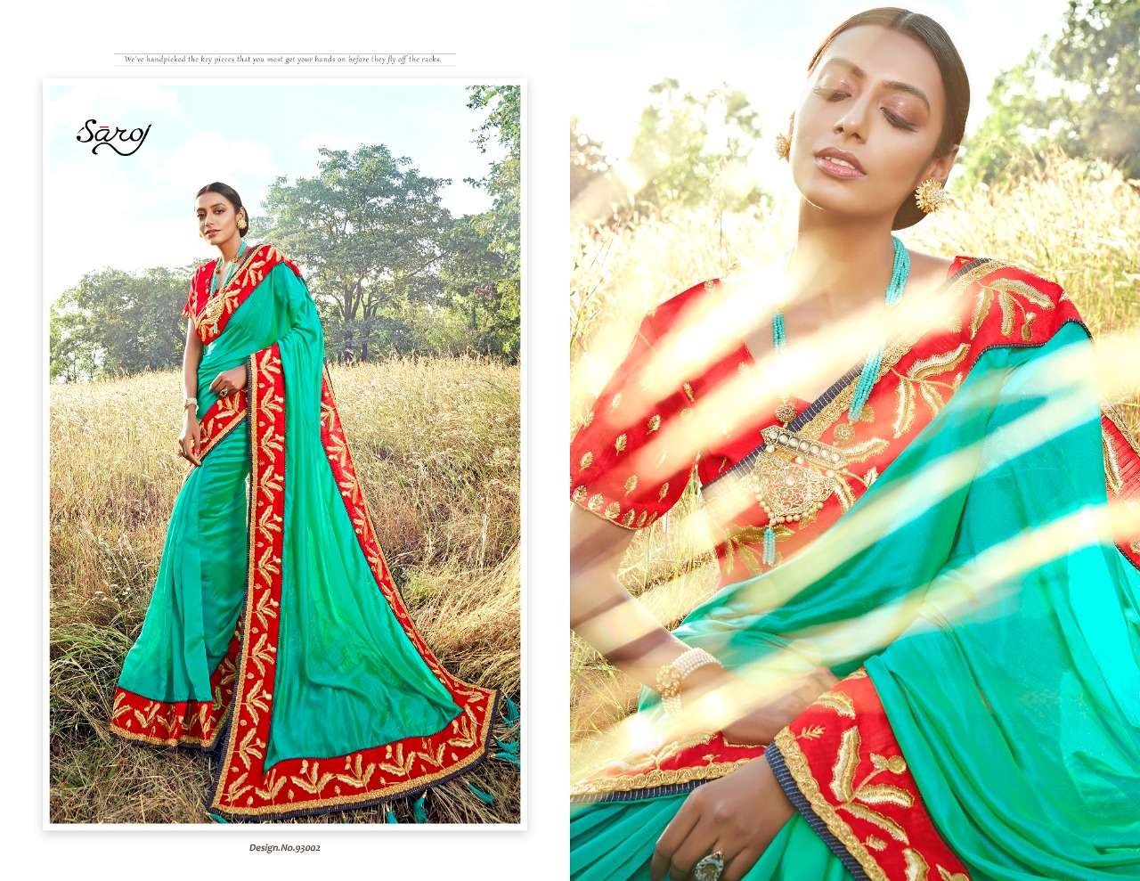 Buy Tarana Saroj Textiles Designer Crepe Silk Saree