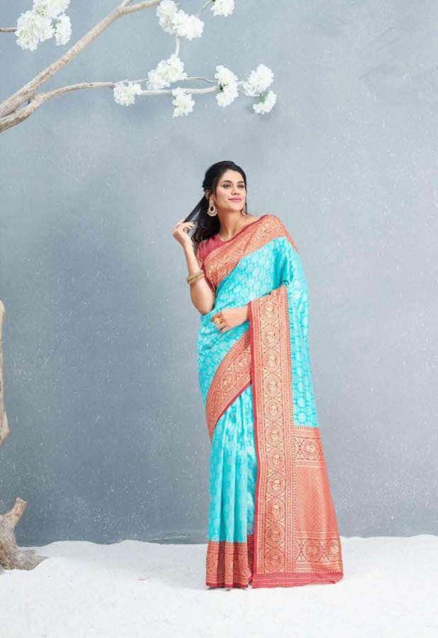 Buy Varnika Shangrila Designer Soft Silk Saree