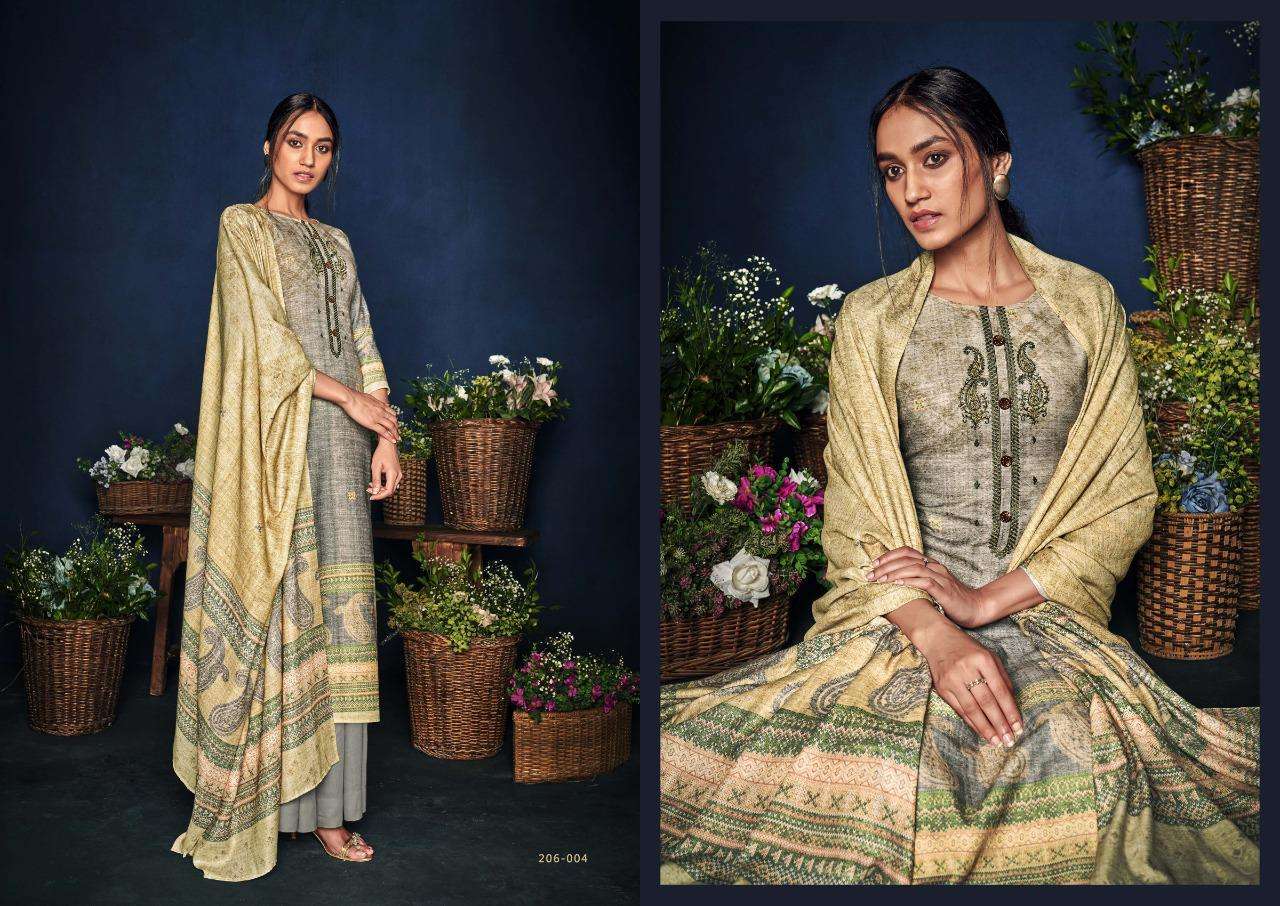 Buy Winter Aura Sargam Prints Designer Pashmina Salwar Suit