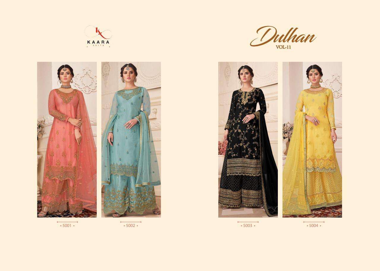 Dulhan Vol 11 By Kaara Suits Latest Designer Party Wear Salwar Suit