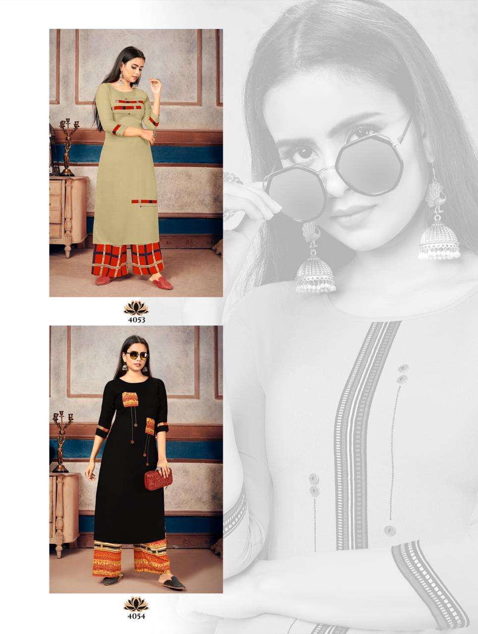 Plazzo House Vol-9 By Rjiya Trends Kurtis With Plazzo