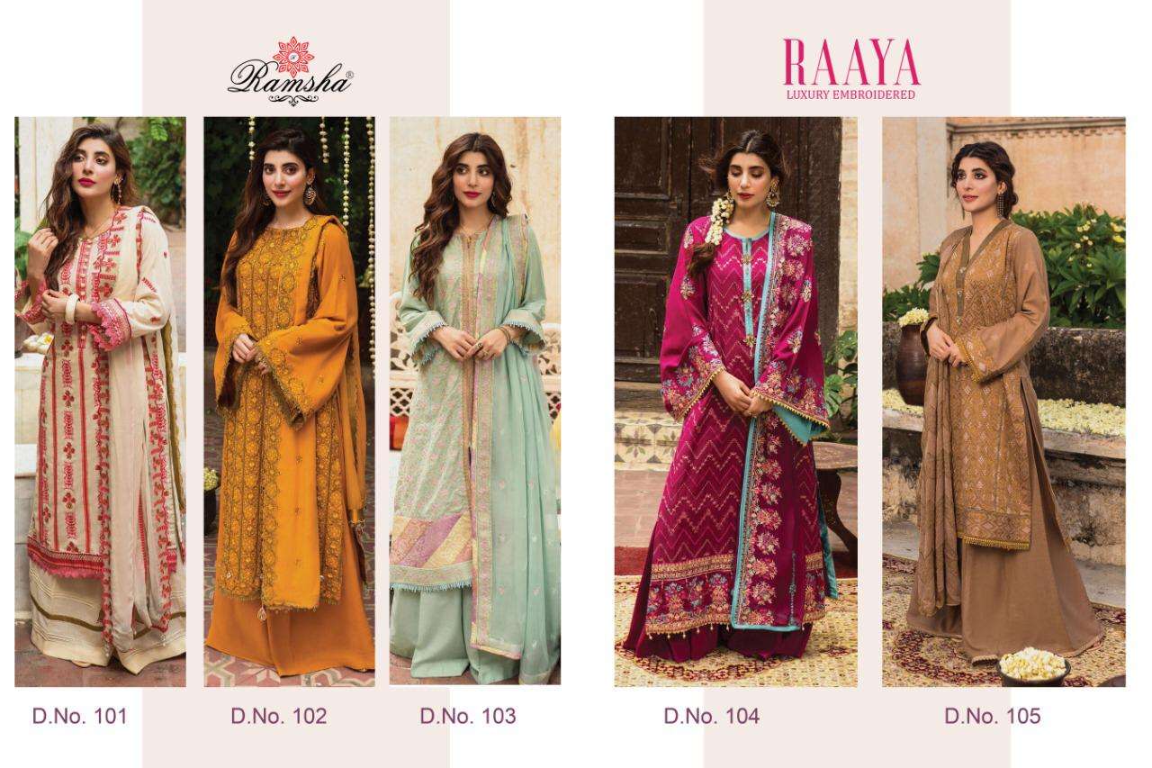 Raaya Luxury Embroided By Ramsha Pakistani Style Salwar Suit