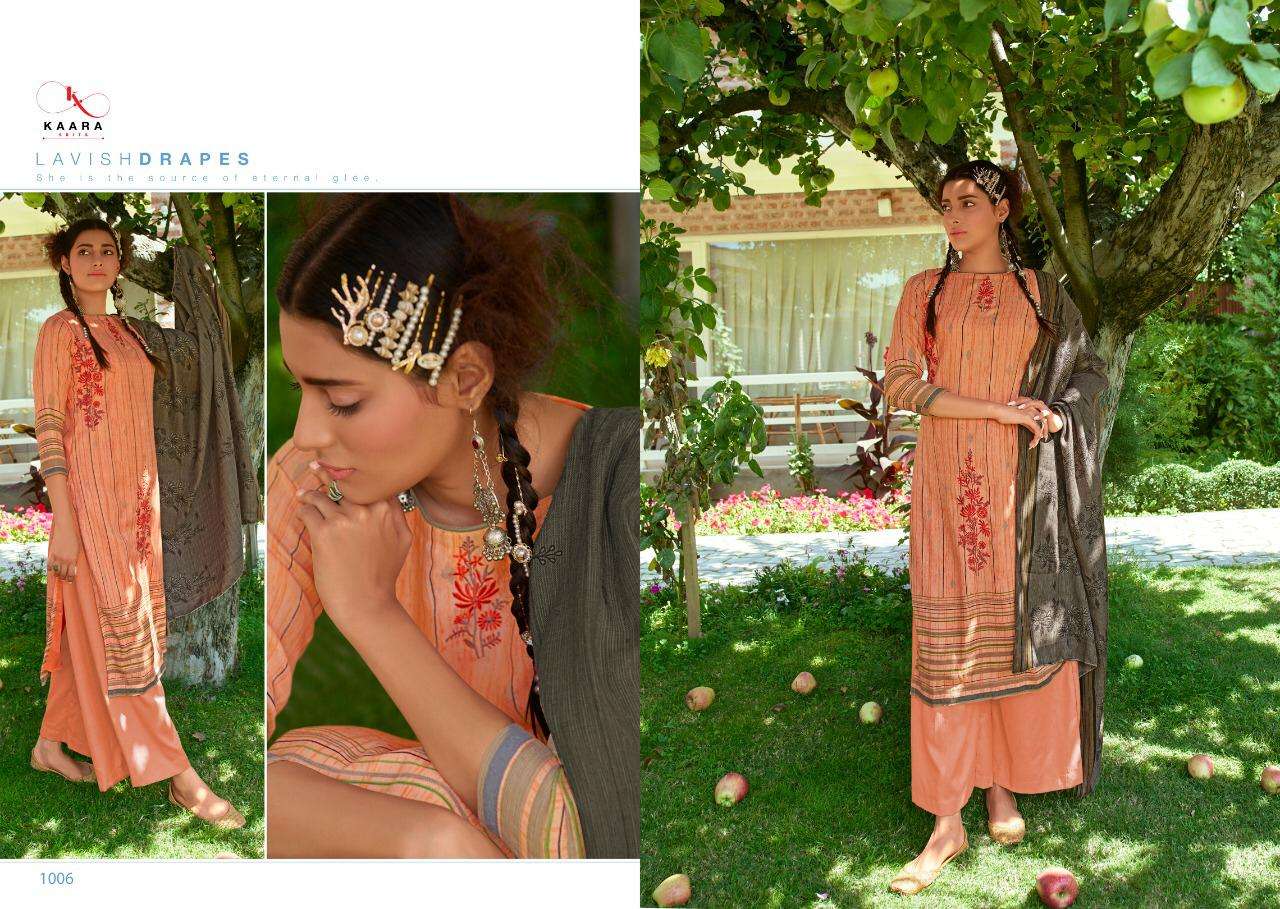 Saffron By Kaara Suit Designer Pashmina Salwar Suit