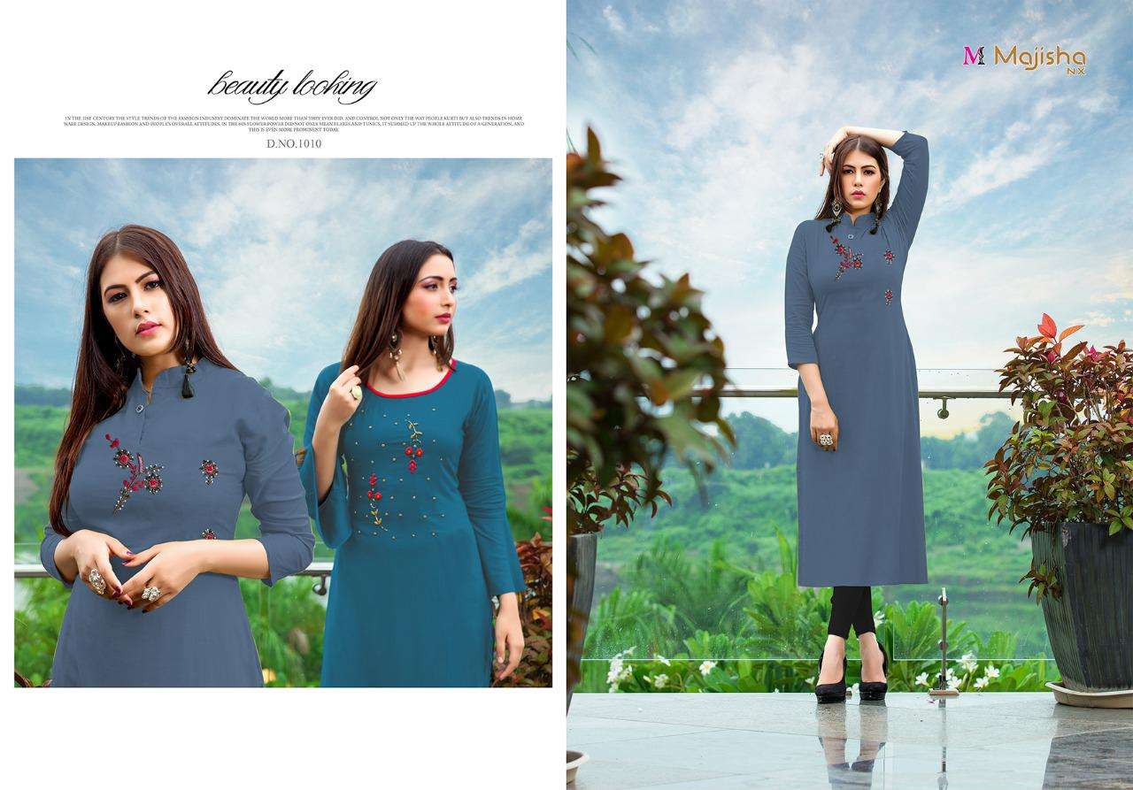 Buy Albeli Majisha Nx Designer Rayon Kurtis