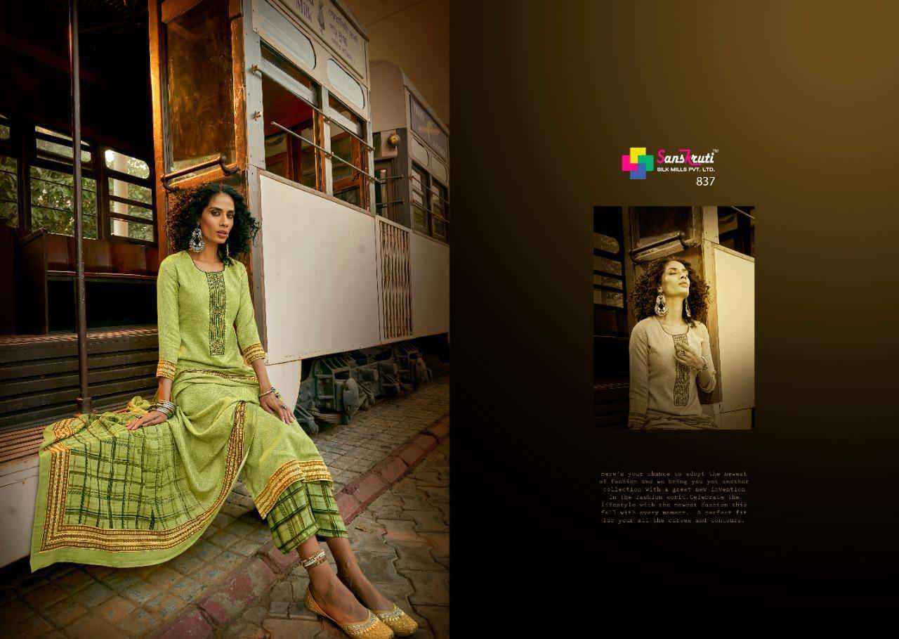 Buy Alfaaz Sanskruti Silk Pashmina Salwar Suit