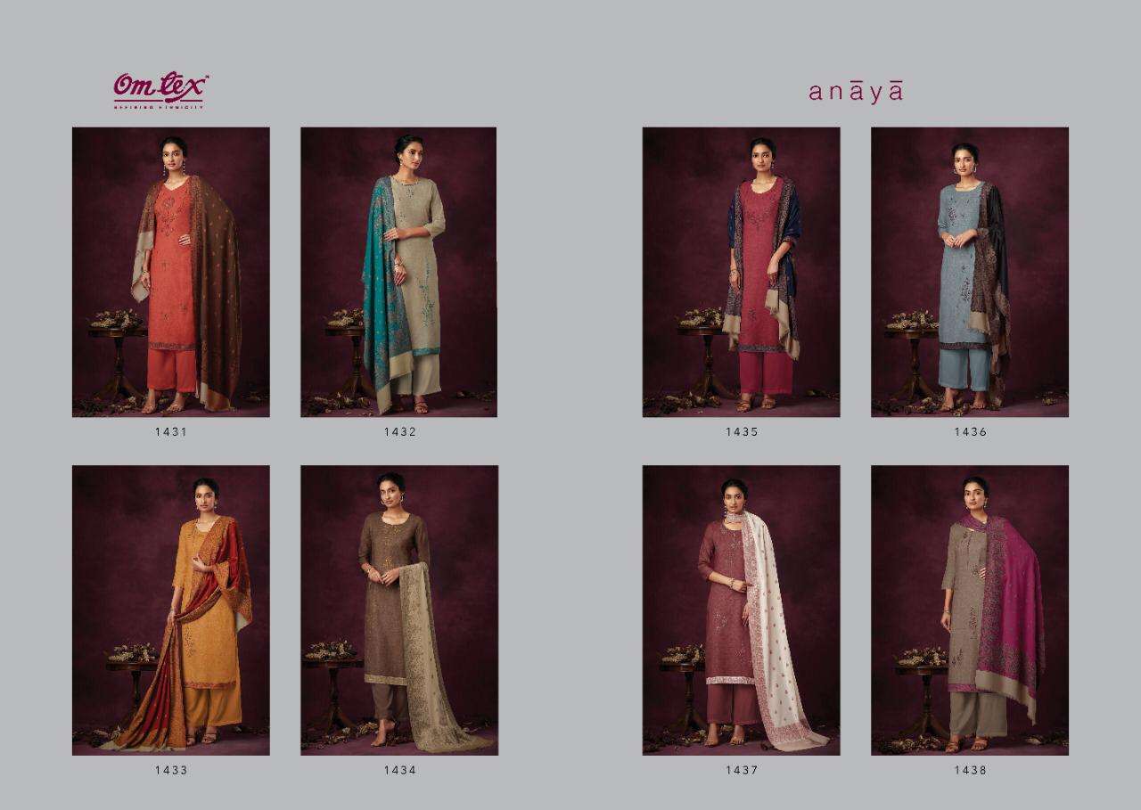 Buy Anaya Om Tex Designer Pashmina Salwar Suit