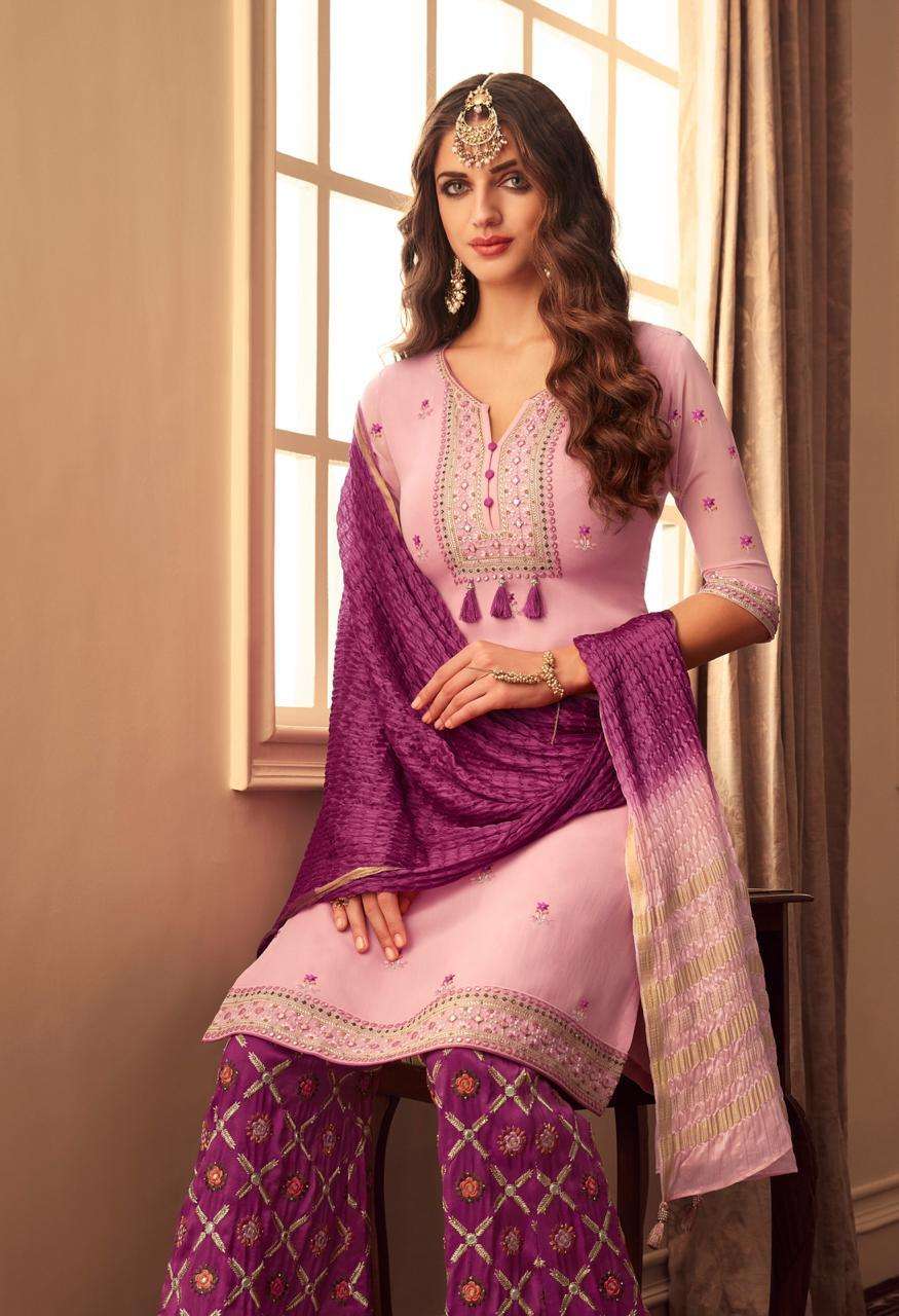 Buy Elgance Zoya Designer Dola Silk Salwar Suit