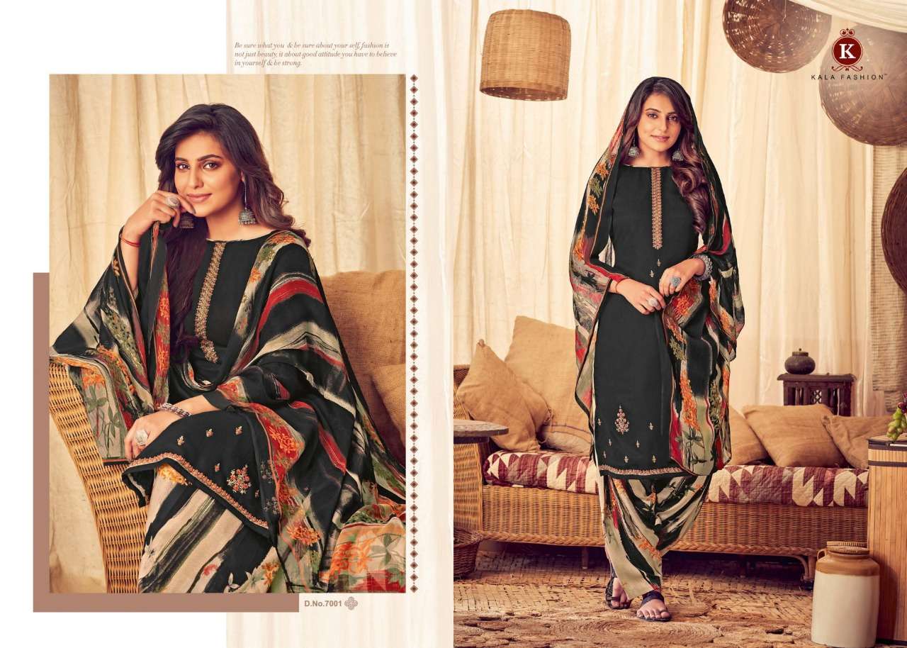 Buy Kala Patiyala Kala Fashion Pashmina Woolen Salwar Suit