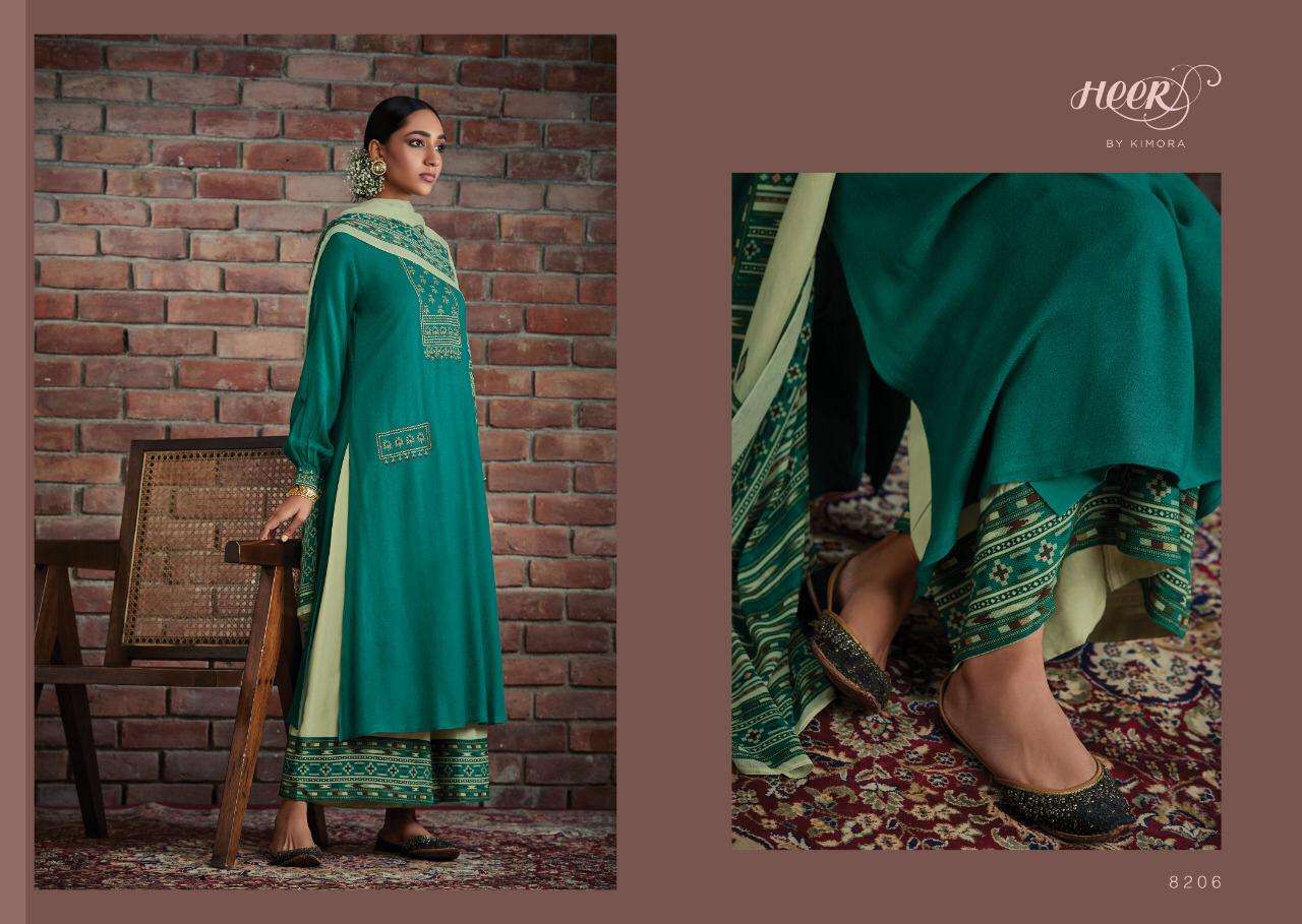 Buy Kullu Kimora Designer Party Pashmina Salwar Suit