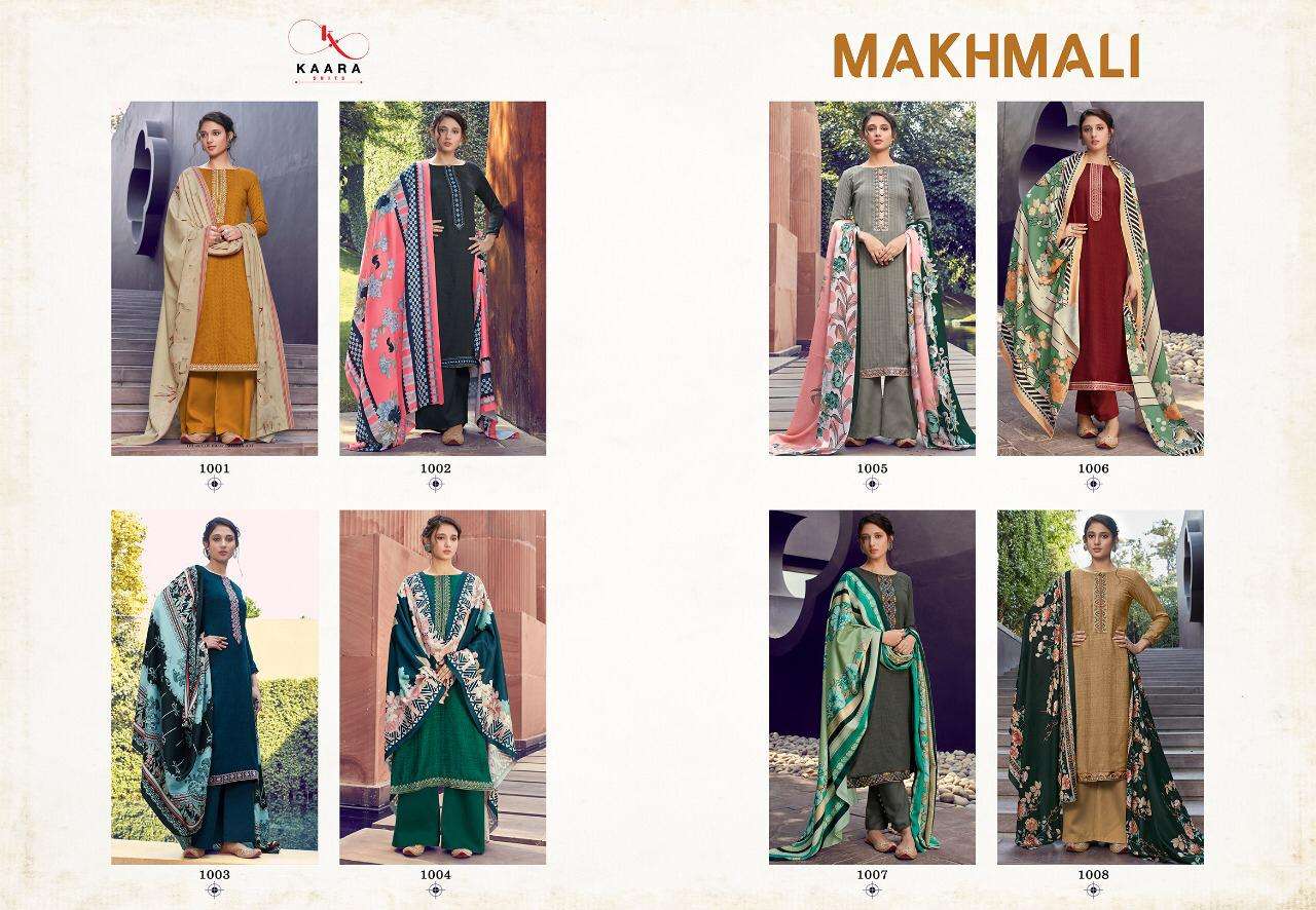 Buy Makhmali Kaara Suits Designer Pashmina Salwar Suit