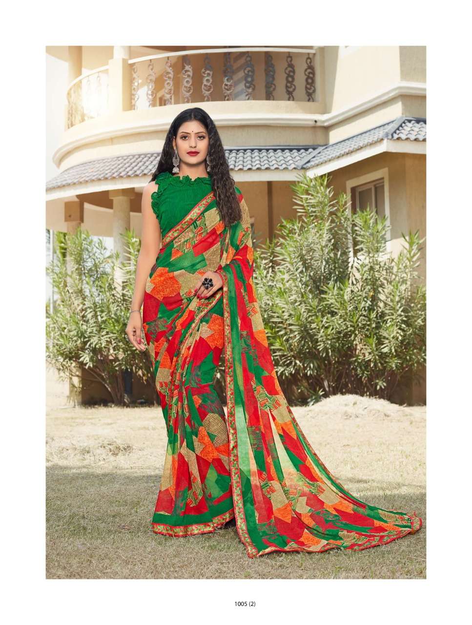 Buy Setu Mansarover Georgette Sarees