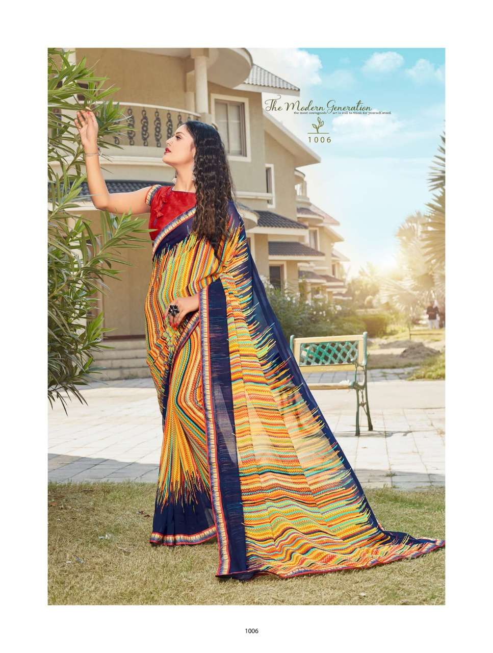 Buy Setu Mansarover Georgette Sarees