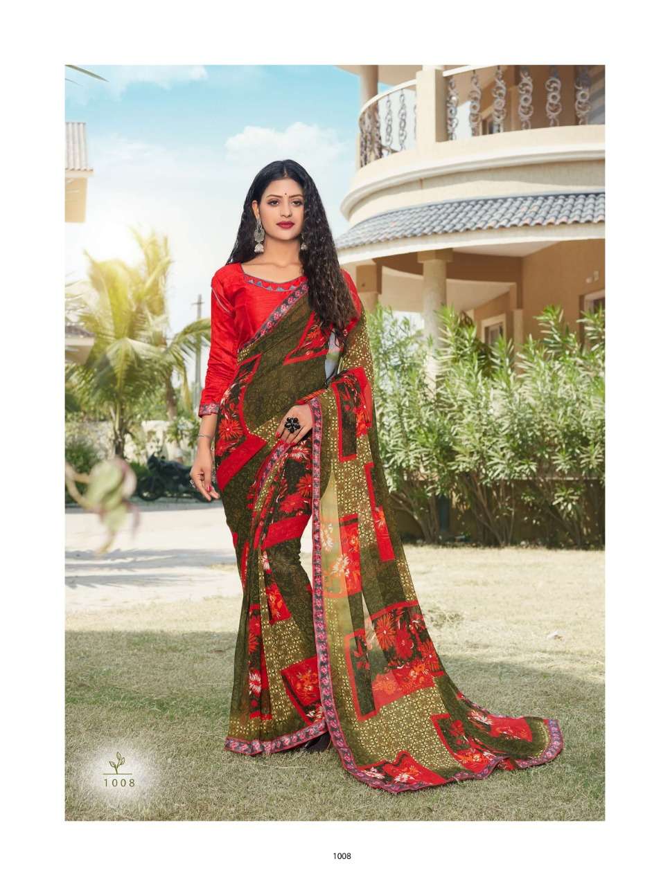 Buy Setu Mansarover Georgette Sarees