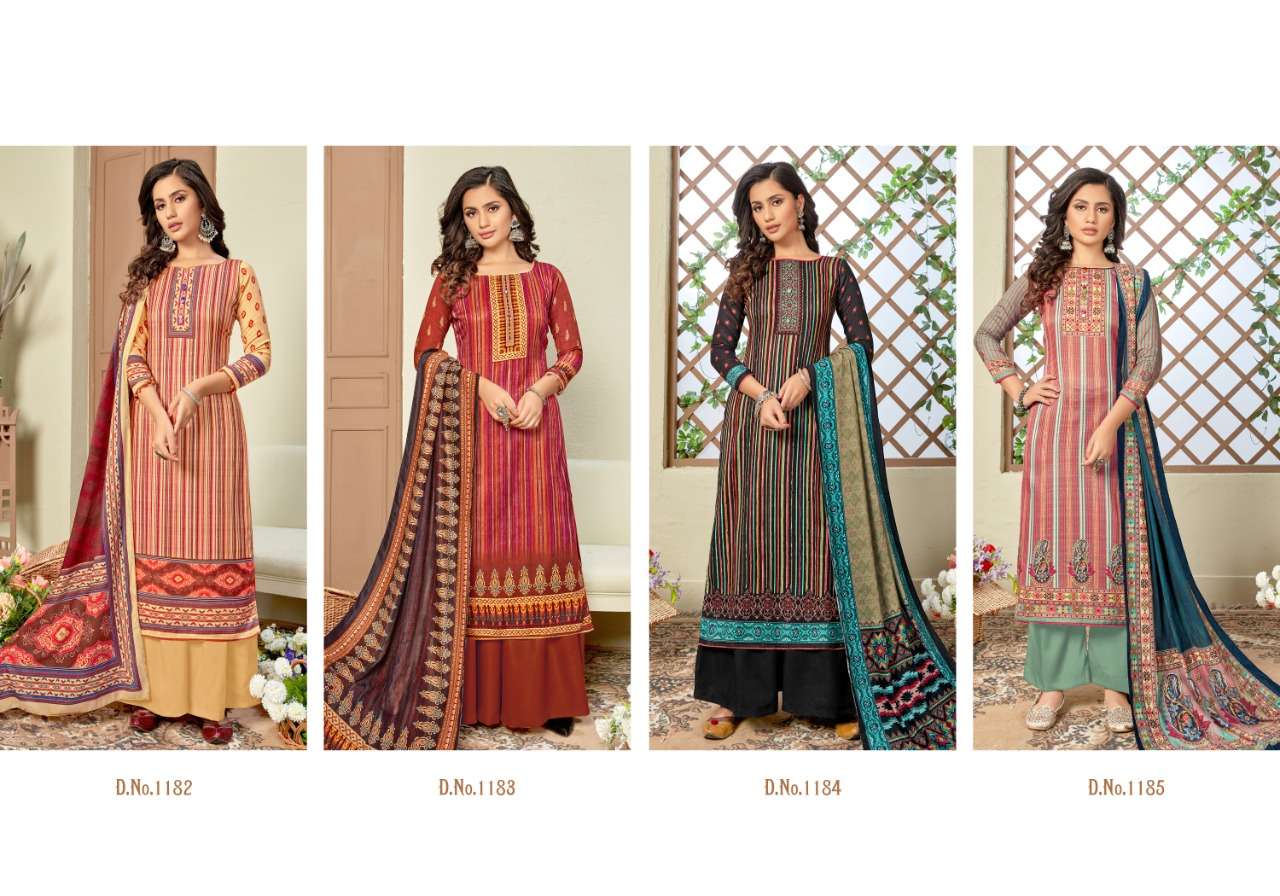 Buy Shaneel Vol 4 Bipson Designer Pashmina Salwar Suit