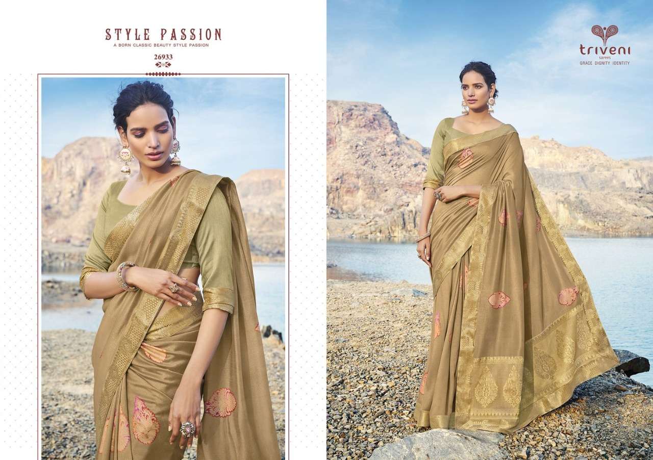 Buy Shivanya Vol 2 Triveni Designer Vichitra Weaving Saree