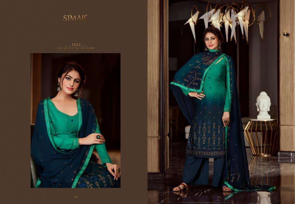 Buy Solitaire Vol 2 Simar Glossy Designer Salwar Suit