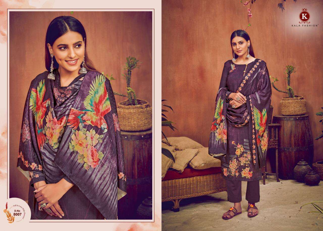 Buy Titly Kala Party Wear Pashmina Woolen Salwar Suit