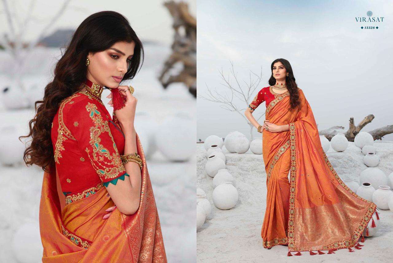 Buy Virasat Vol 39 Royal Silk Designer Sarees