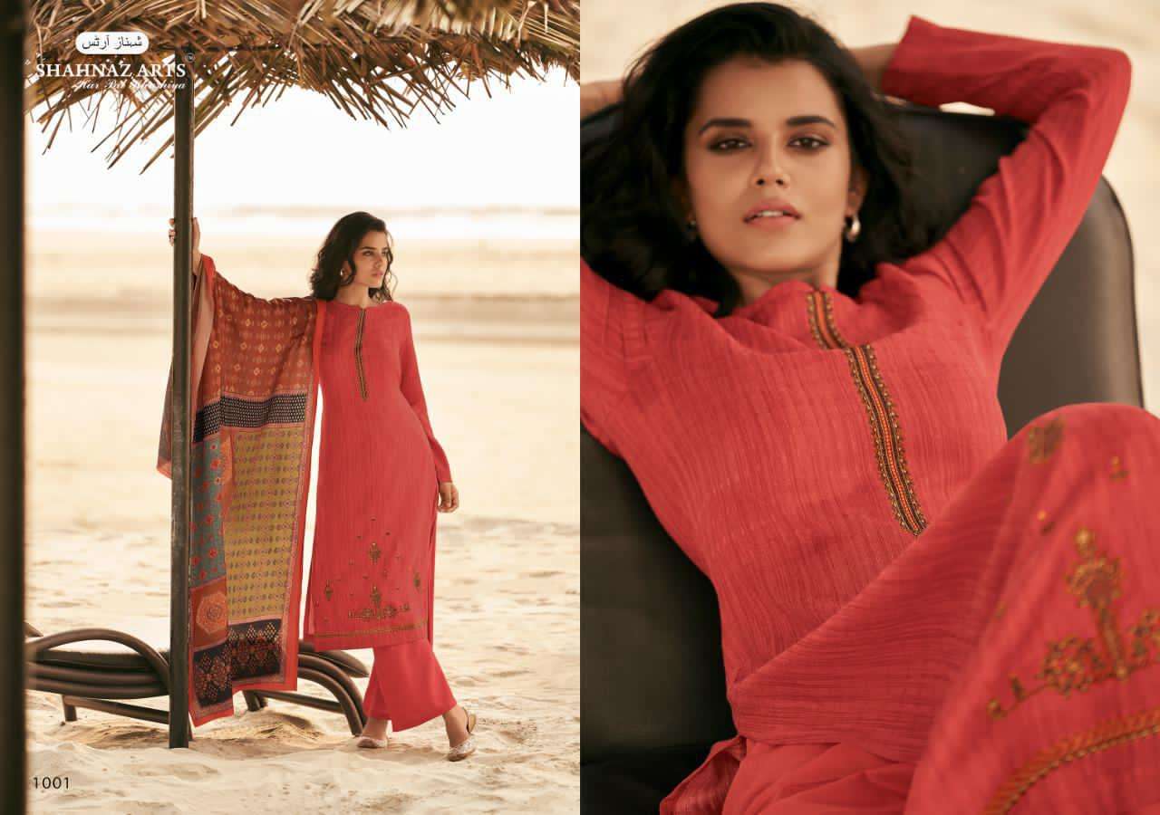 Buy Zarsha Shahnaz Arts Designer Pashmina Salwar Suit