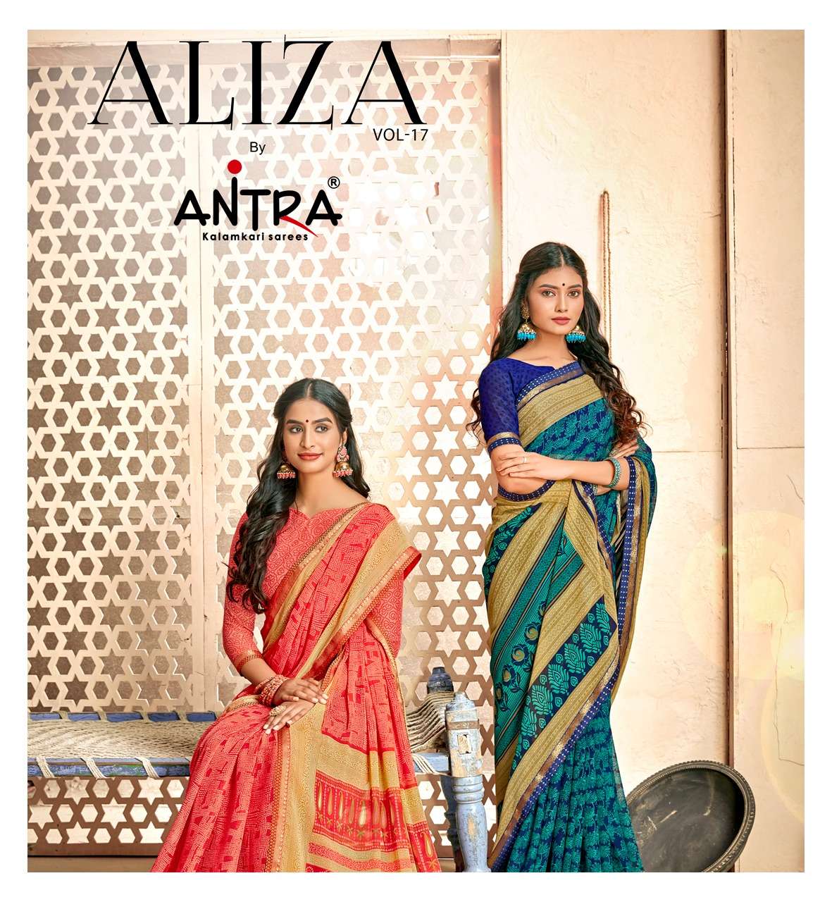 Buy Aliza Vol 17 Antra Online Wholesale Designer Chiffon Saree