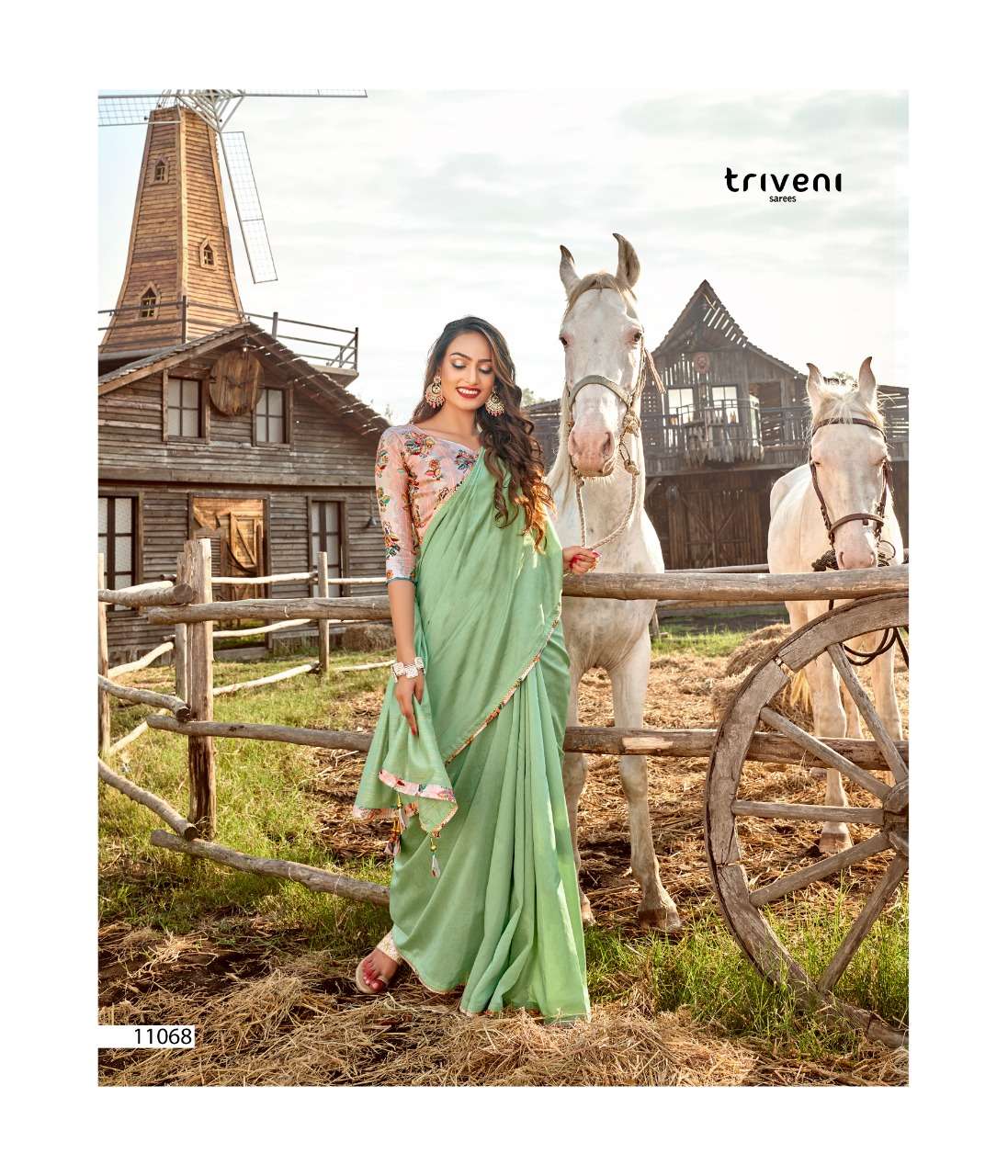 Buy Fashion Paradise Triveni Online Wholesale Designer Cotton Saree