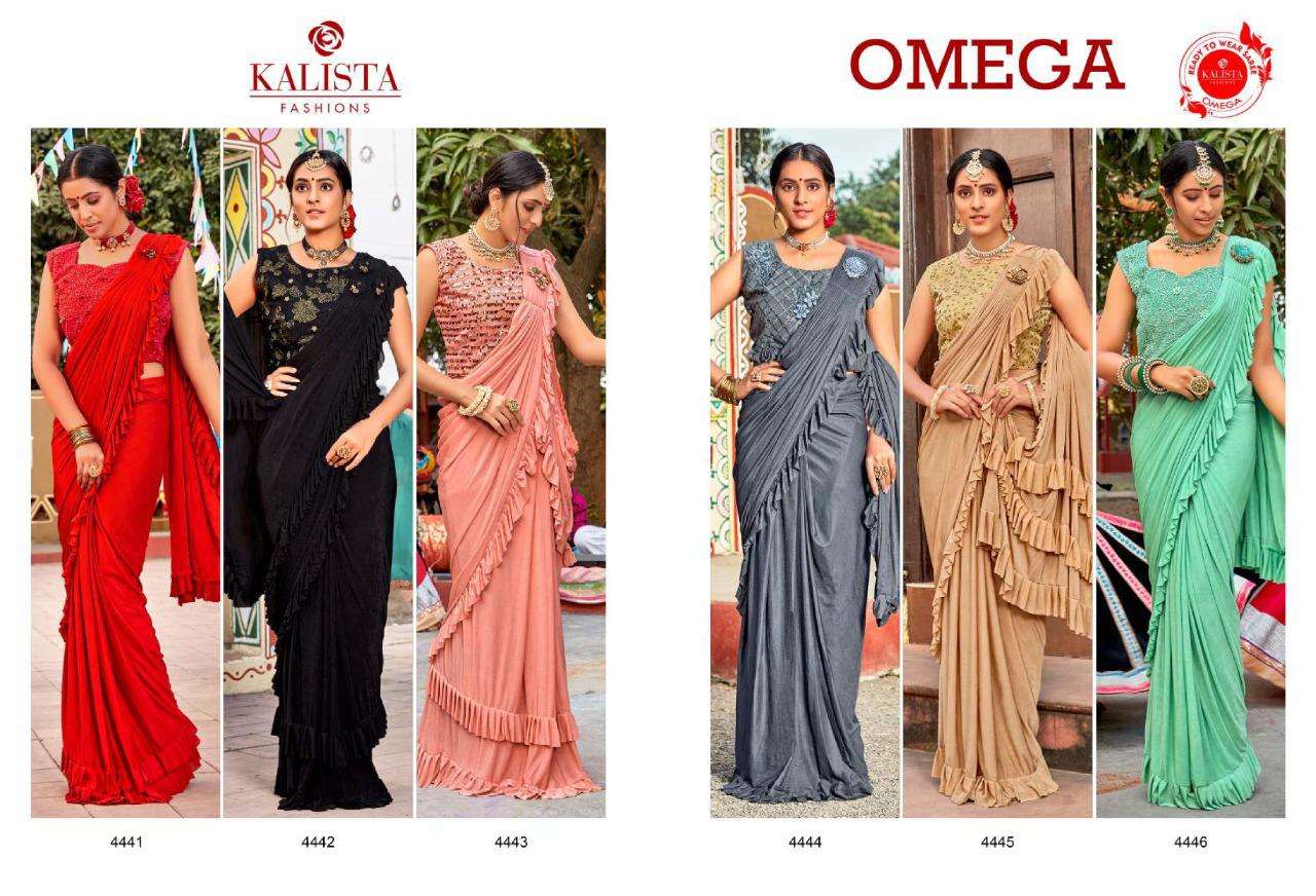 Buy Kalista Omega Online Wholesale Lowest Price Sarees