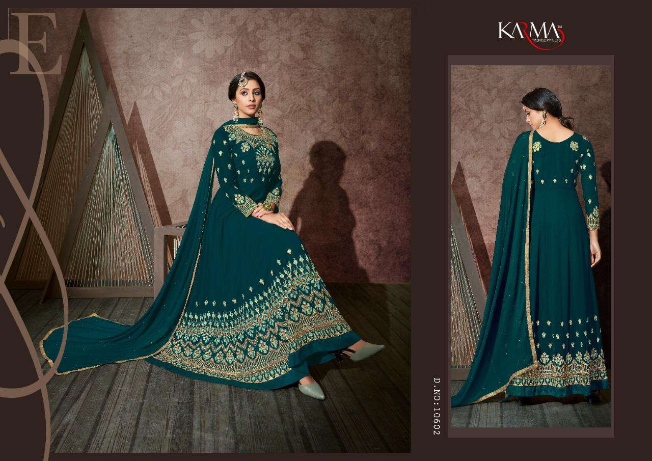 Buy Karma Online Wholesale Designer Georgette Salwar Suit