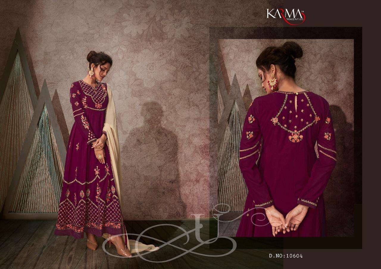 Buy Karma Online Wholesale Designer Georgette Salwar Suit