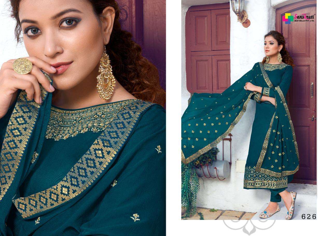 Buy Krishna Vol 4 Sanskruti Online Wholesale Designer Jam Silk Salwar Suit