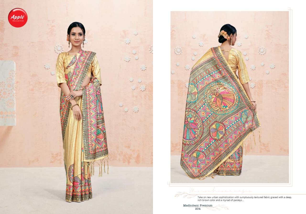 Buy Madhubani Premium Vol 2 Apple Online Wholesale Designer Manipuri Silk Saree