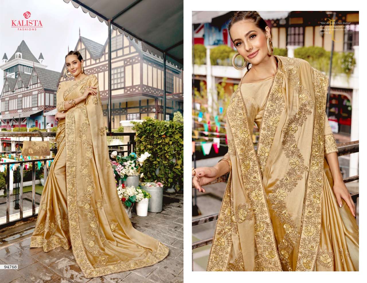 Buy Maharani Kalista Online Wholesale Designer Jeni Silk Saree