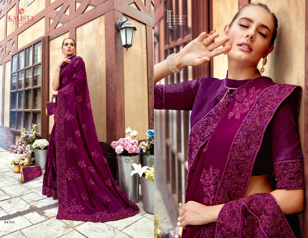 Buy Maharani Kalista Online Wholesale Designer Jeni Silk Saree