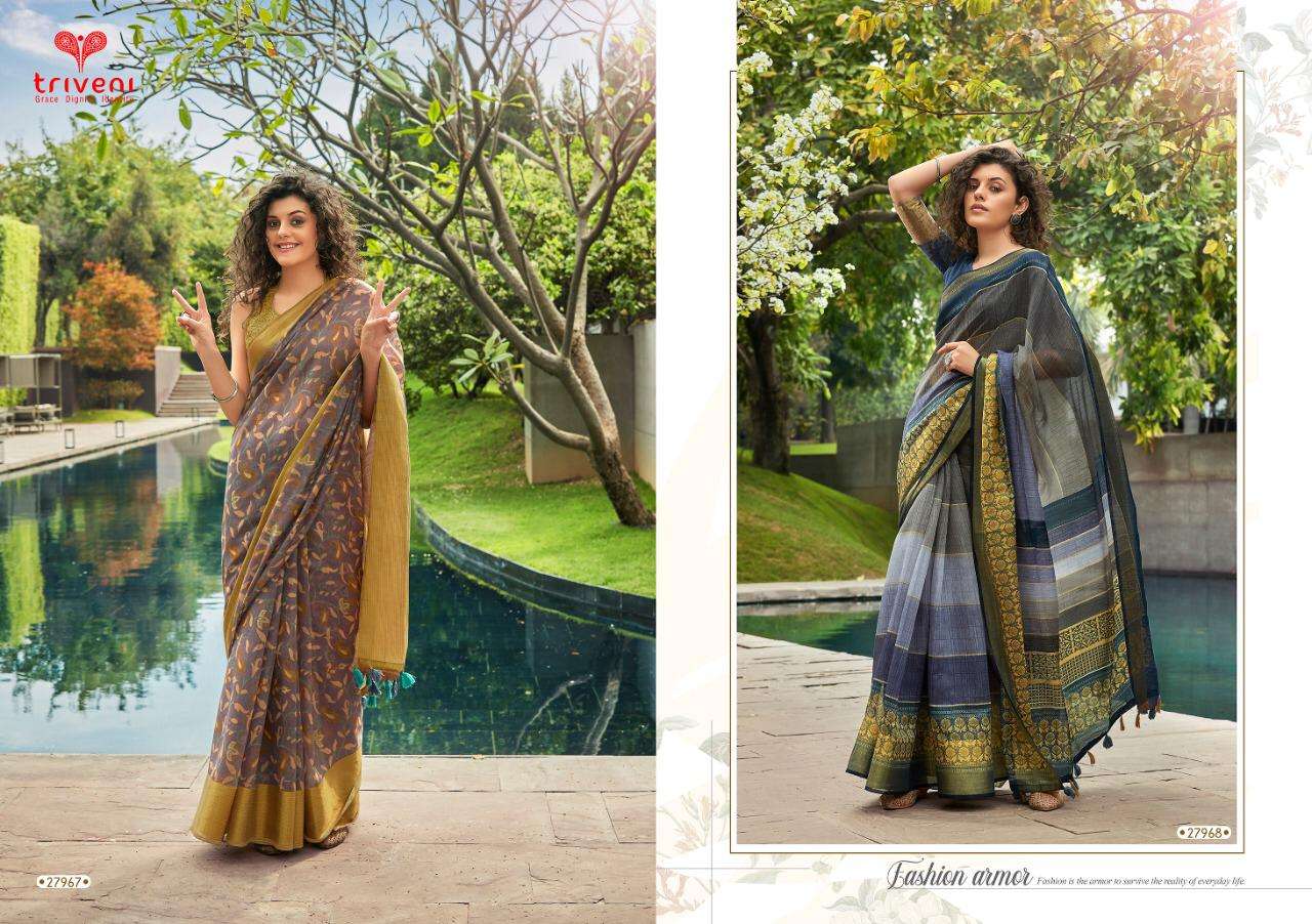 Buy Mfune Triveni Online Wholesale Designer Cotton Saree