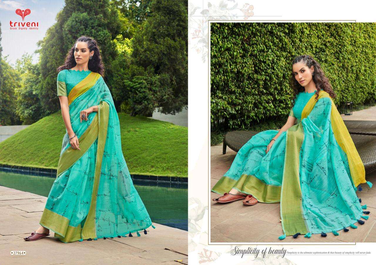 Buy Mfune Triveni Online Wholesale Designer Cotton Saree