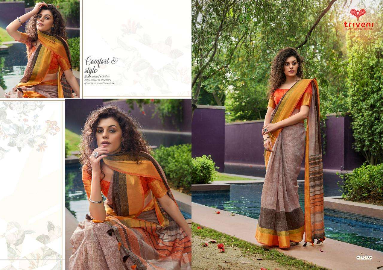 Buy Mfune Triveni Online Wholesale Designer Cotton Saree