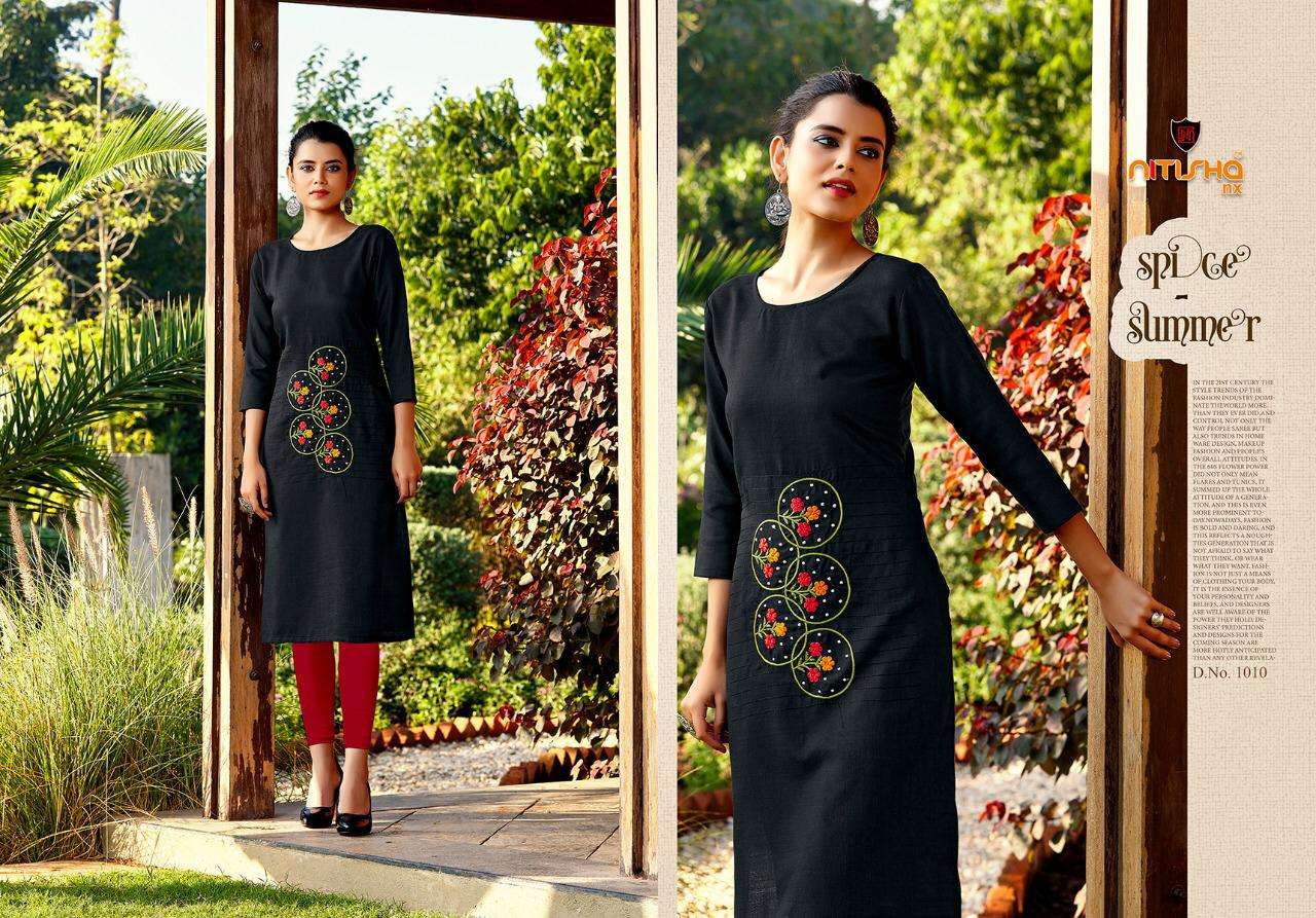 Buy Mulmul Nitisha Nx l Online Wholesale Designer Rayon Kurtis