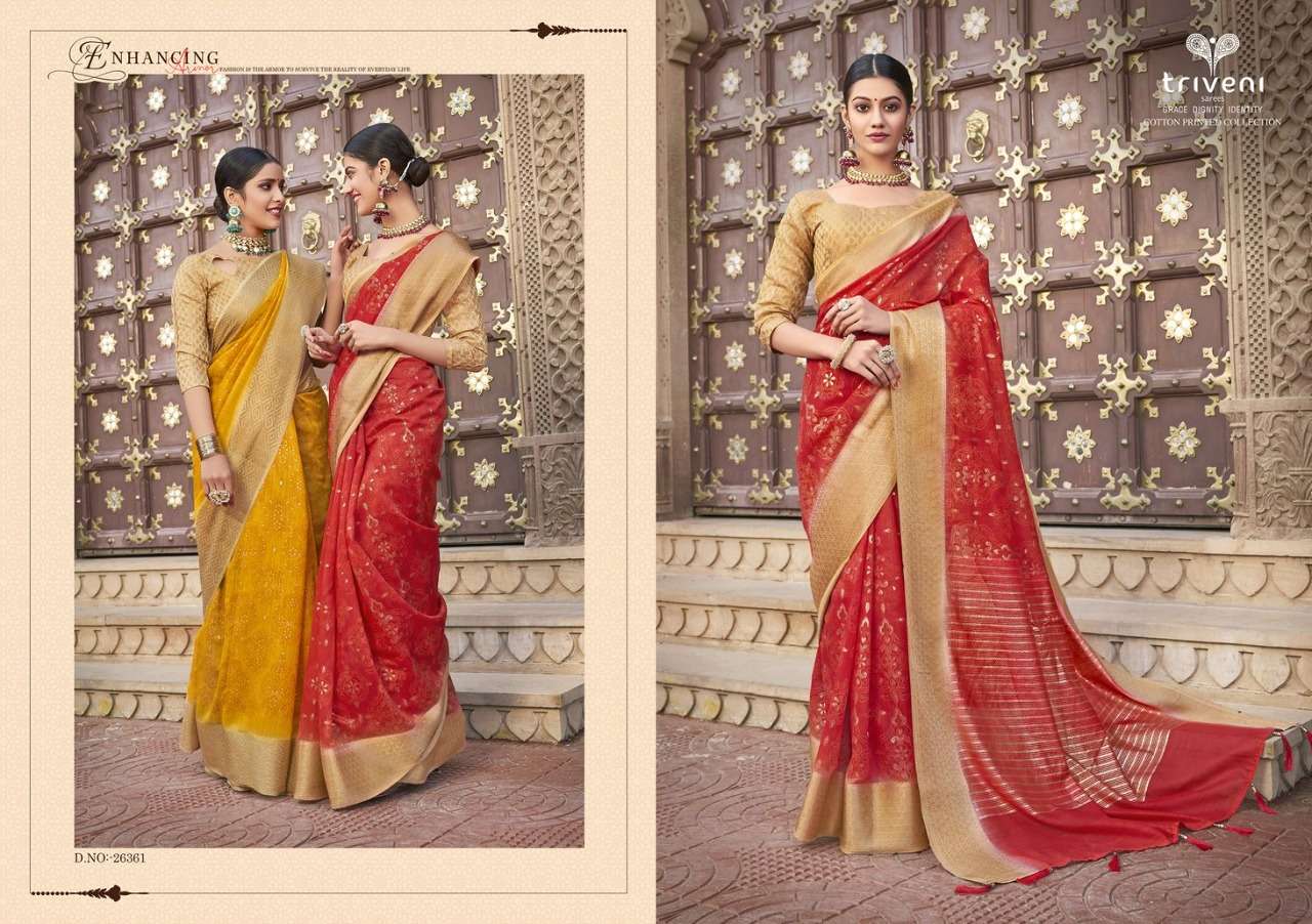 Buy Navrangi Triveni Online Wholesale Designer Cotton Saree