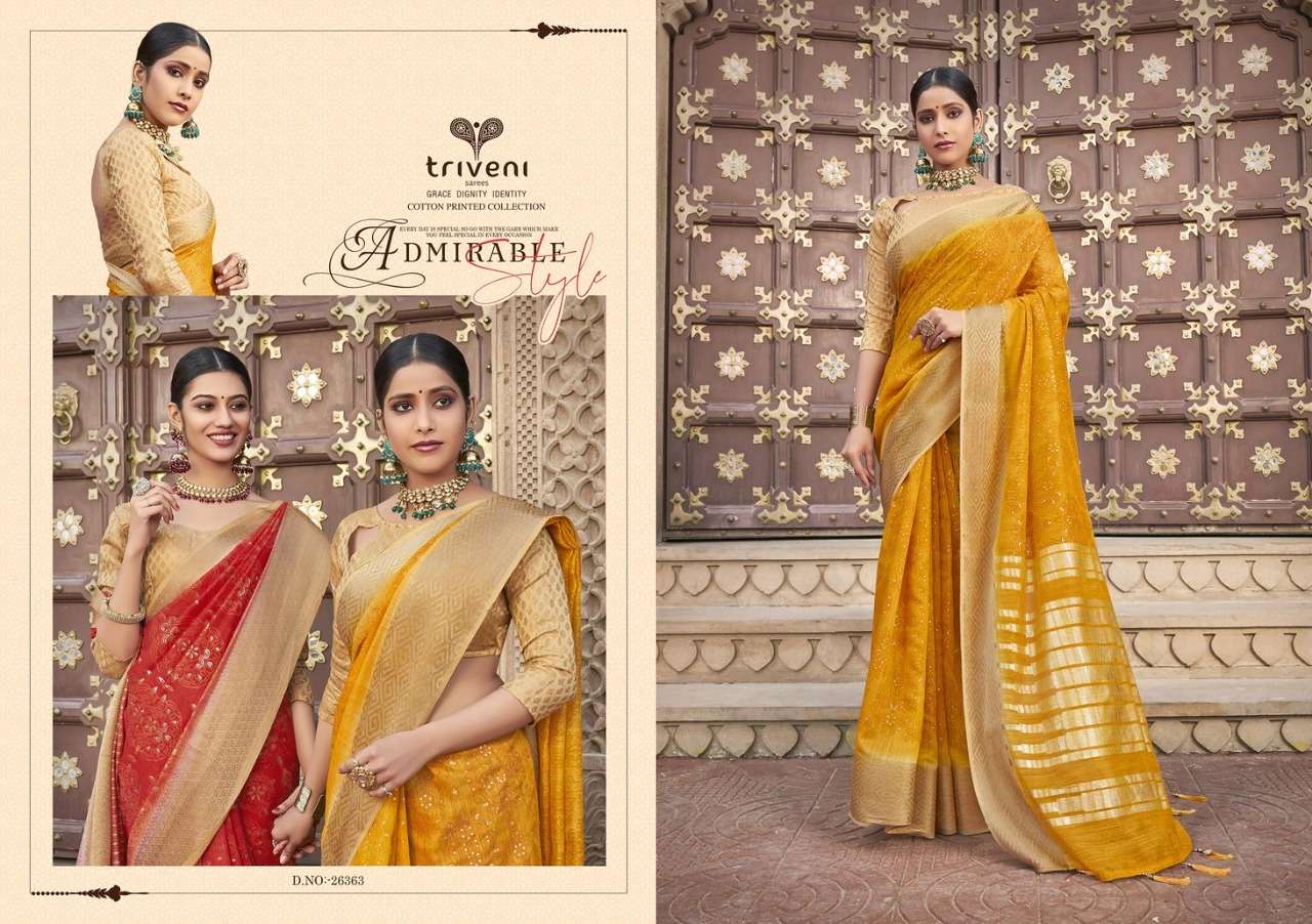 Buy Navrangi Triveni Online Wholesale Designer Cotton Saree