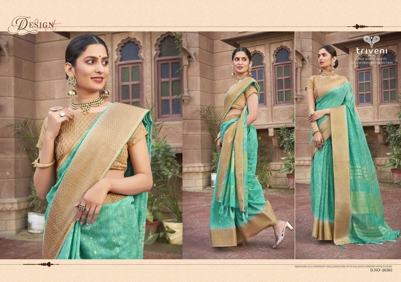 Buy Navrangi Triveni Online Wholesale Designer Cotton Saree