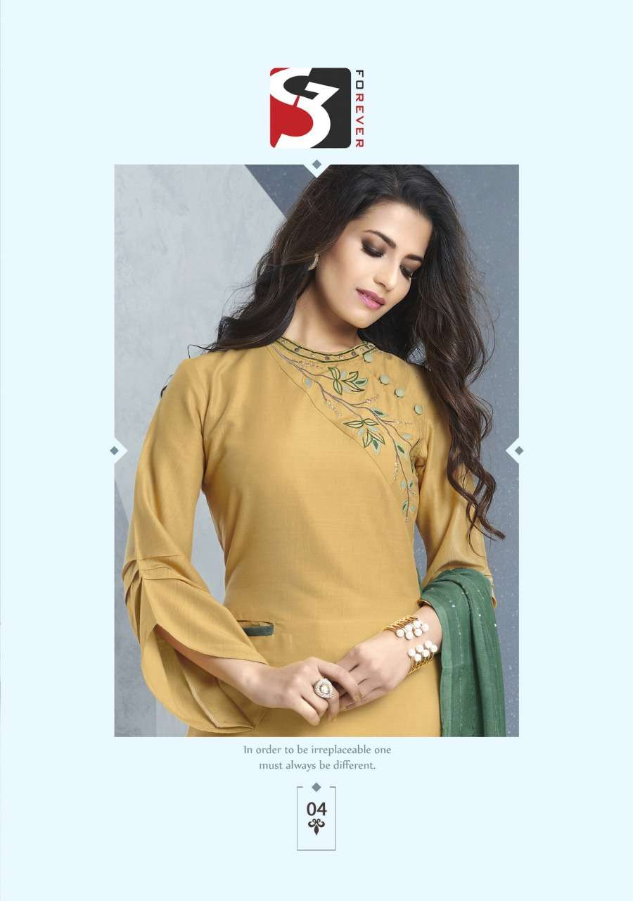 Buy Richie - Rich S3 Forever (Attitude) Online Wholesale Soft Silk Kurtis With Dupatta