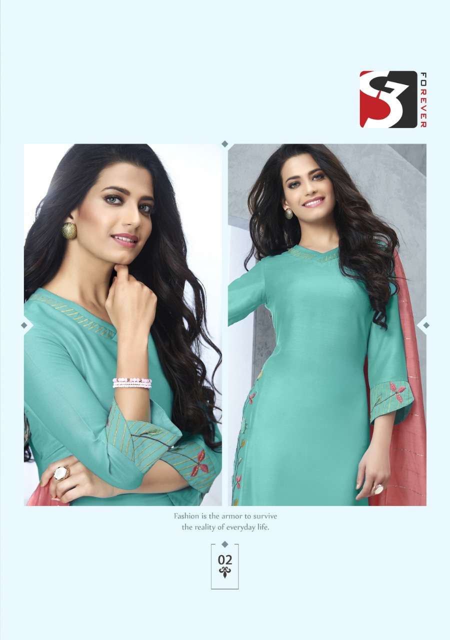 Buy Richie - Rich S3 Forever (Attitude) Online Wholesale Soft Silk Kurtis With Dupatta